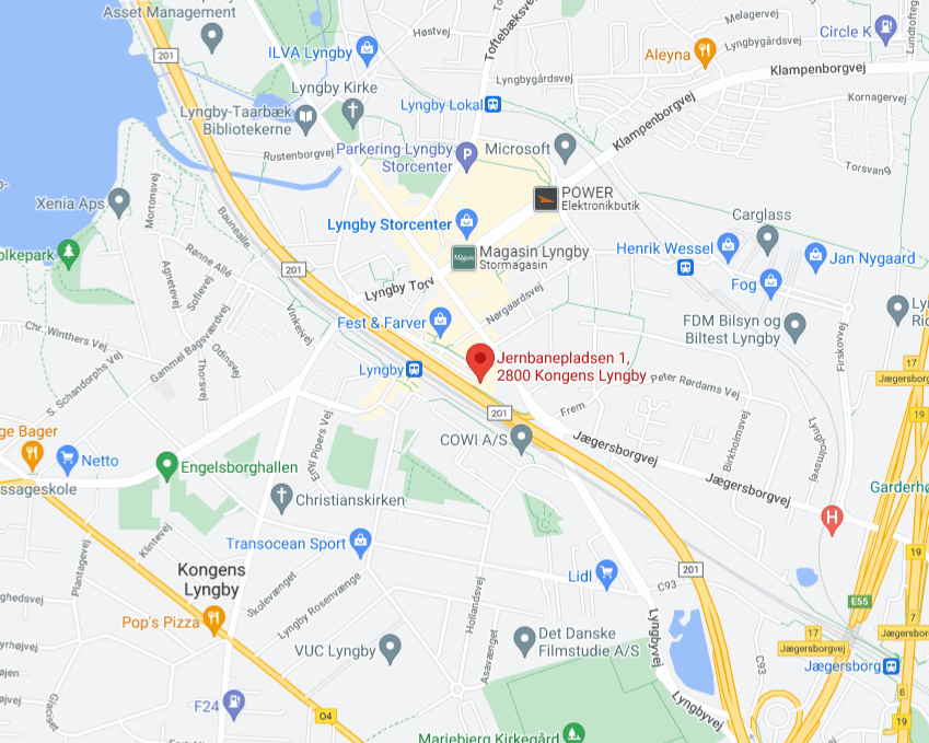 find tandlæger i Lyngby. Tæt på Lyngby Torv og Lyngby Hovedgade. Det er tandlægerne på Jernbanepladsen.